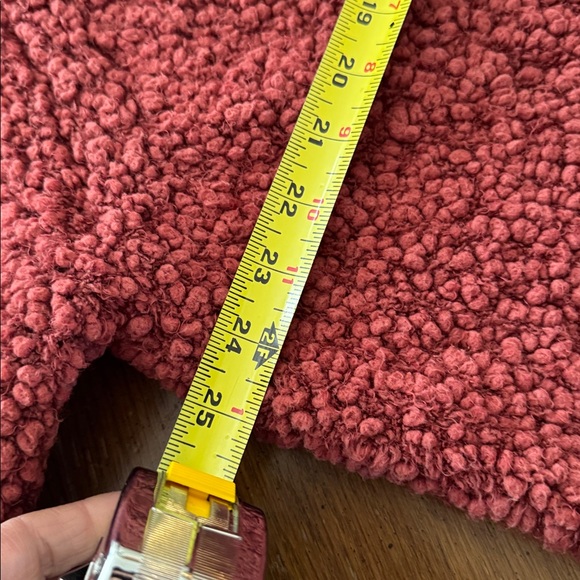 Barefoot Dreams Boucle Shawl Cardigan w/ Pockets Mahogany Red Orange size Xl EUC - Picture 6 of 10